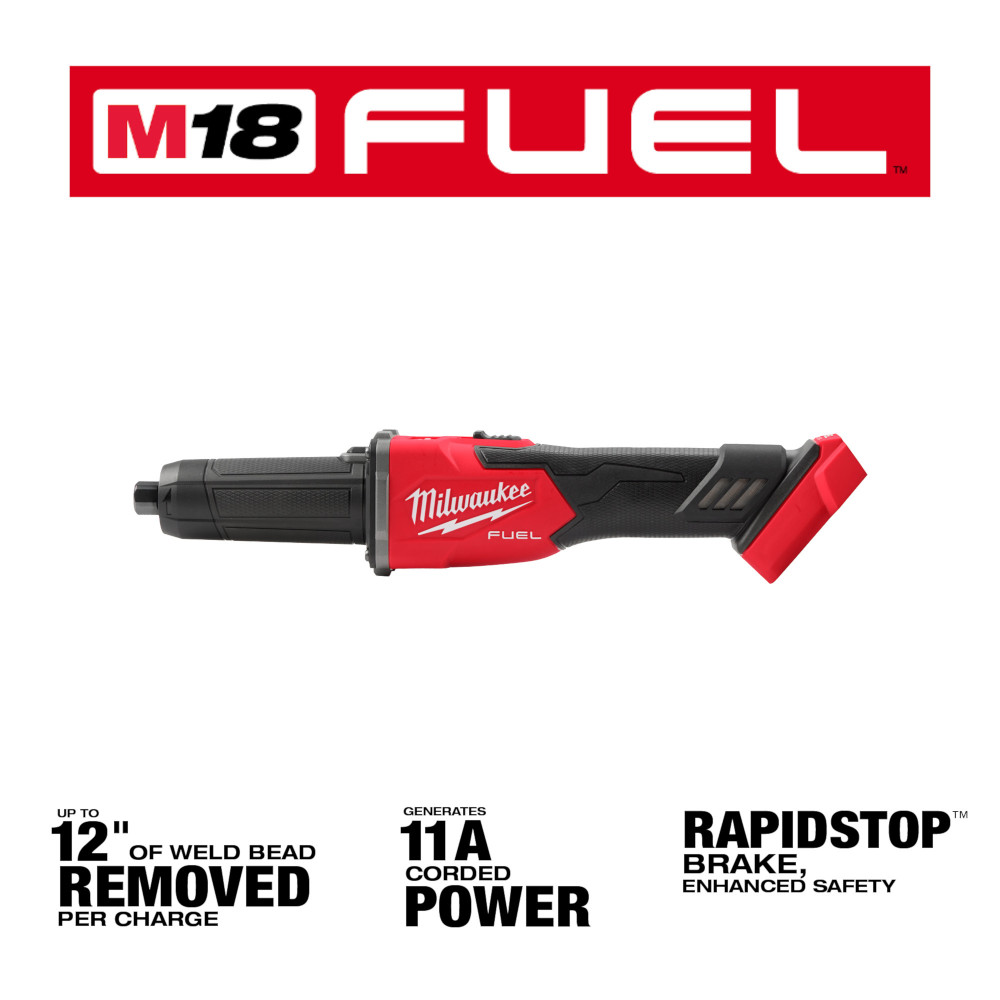 Milwaukee M18 FUEL Braking Die Grinder with Slide Switch from GME Supply