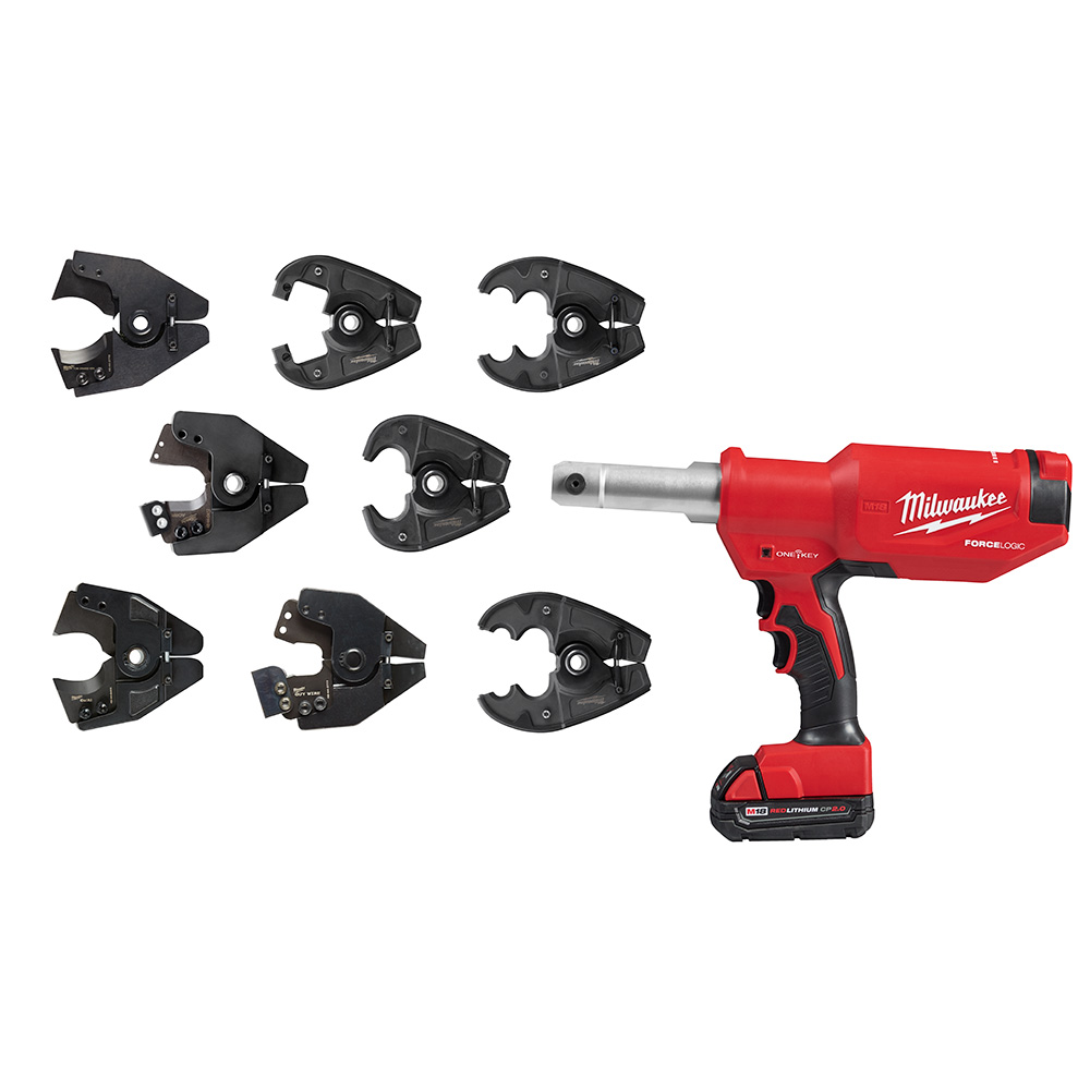 Milwaukee M18 Force Logic 6T Pistol Utility Crimper (Tool Only) from GME Supply
