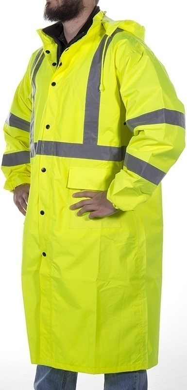 2W International Long Class 3 Rain Coat from GME Supply