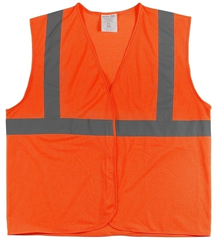 PIP ANSI Type R Class 2 Orange Mesh Vest from GME Supply