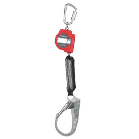 3M Protecta Self-Retracting Lifeline with Carabiner 3100515, Web, Steel Rebar Hook, 11 ft from GME Supply