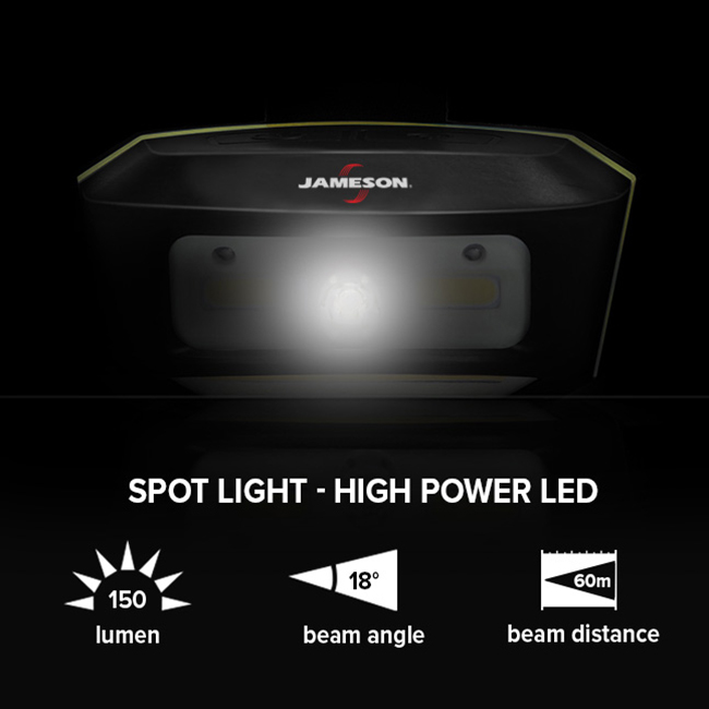 Jameson Rechargeable LED Headlamp from GME Supply