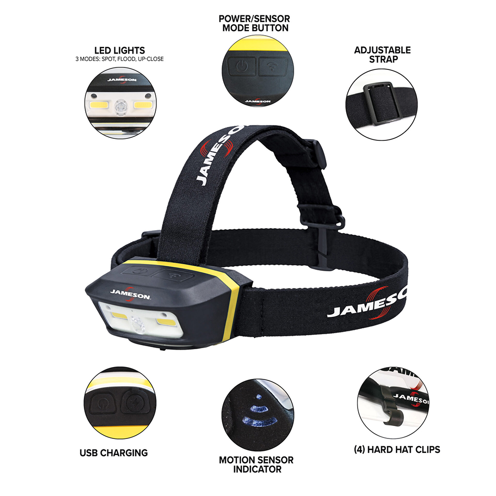 Jameson Rechargeable LED Headlamp from GME Supply