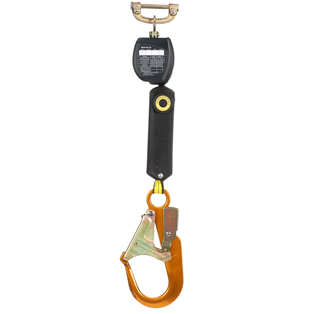 3M DBI-SALA Class 1 Direct Mount Nano-Lok Personal Self-Retracting Lifeline with Aluminum Rebar Hook from GME Supply