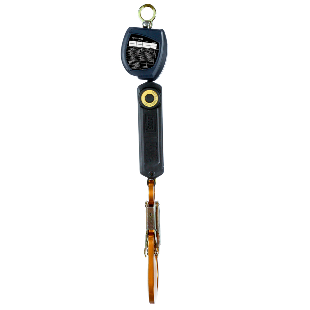 3M DBI-SALA Class 1 Overhead Mount Nano-Lok Personal Self-Retracting Lifeline with Aluminum Rebar Hook from GME Supply