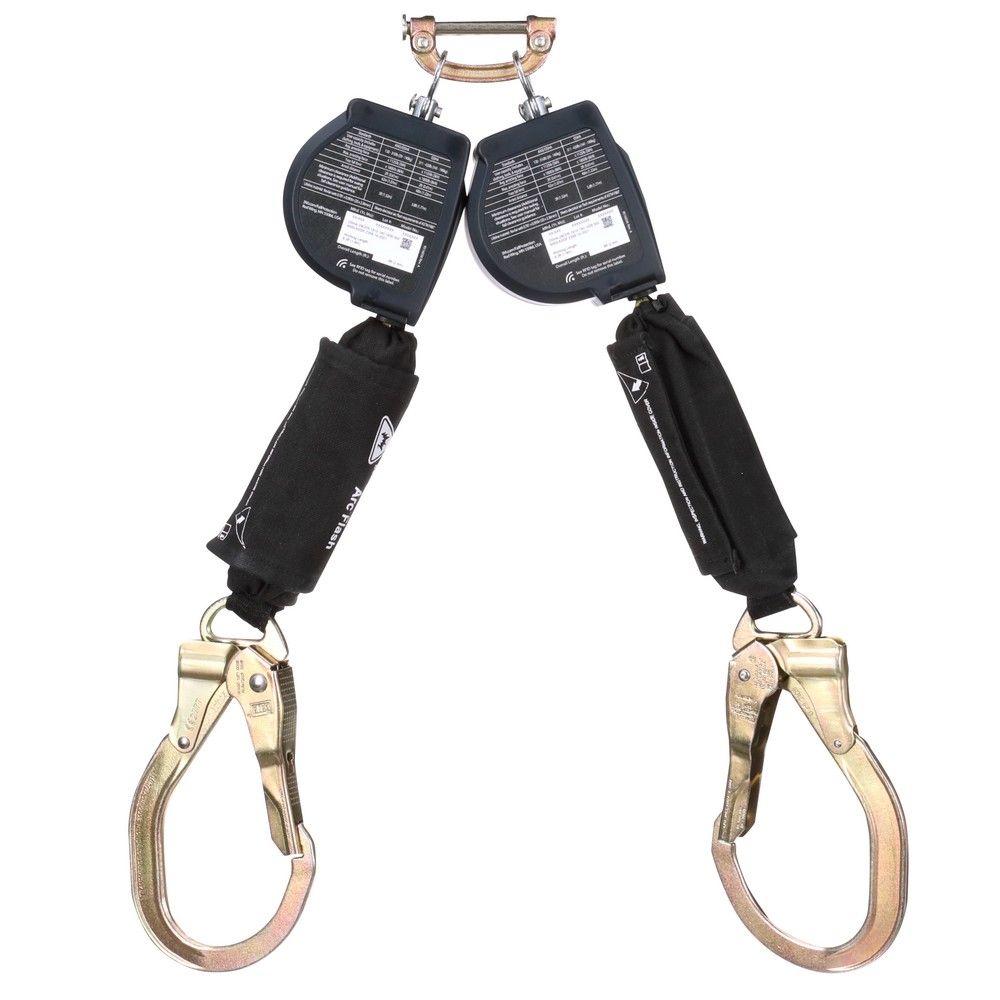 3M DBI-SALA Nano-Lok 8 ft. Twin-Leg Arc Flash Web SRL, Harness Quick Connect & Steel Rebar Lock Hooks from GME Supply