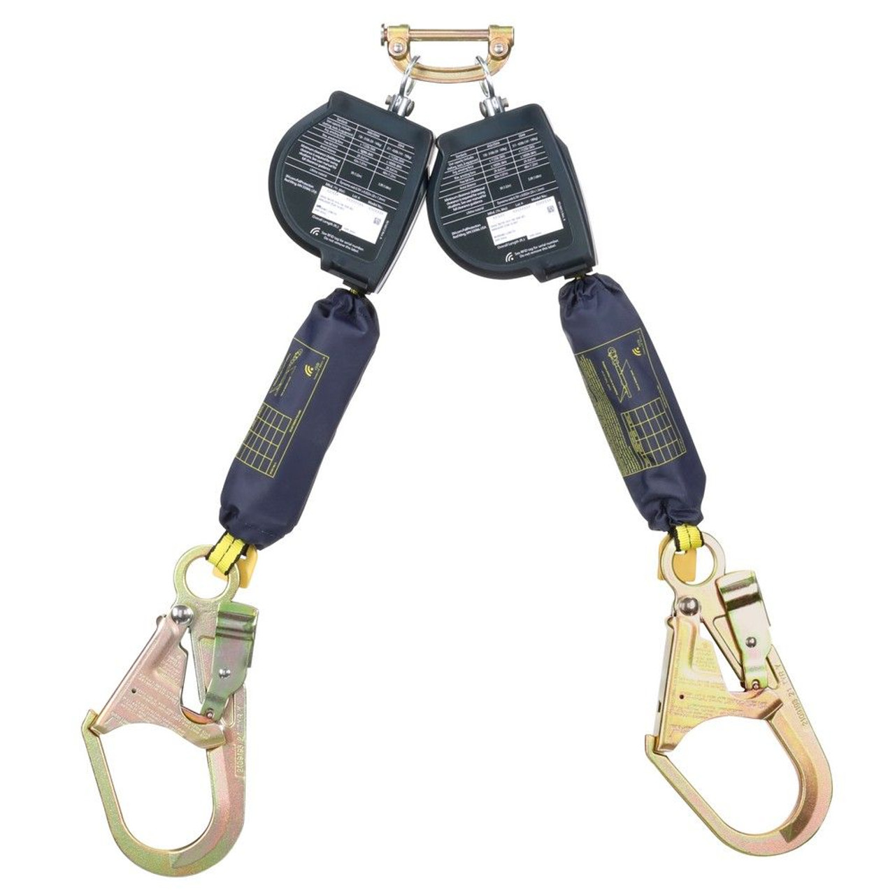 3M DBI SALA 3100615 Nano-Lok XL Twin-Leg Self-Retracting Lifeline with Steel Rebar Hooks from GME Supply
