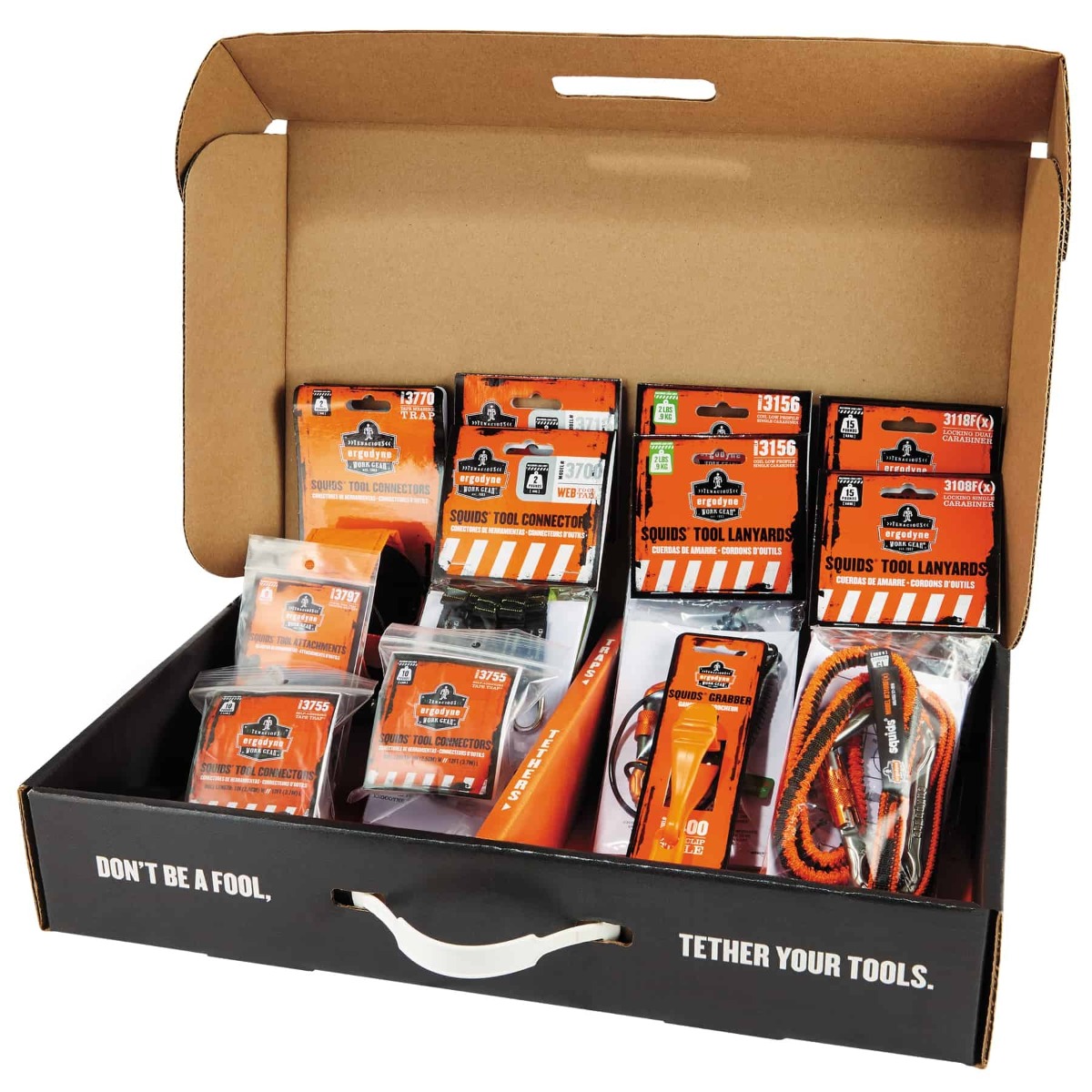 Ergodyne Squids 3184 Concrete Finisher & Mason's Tool Tethering Kit from GME Supply