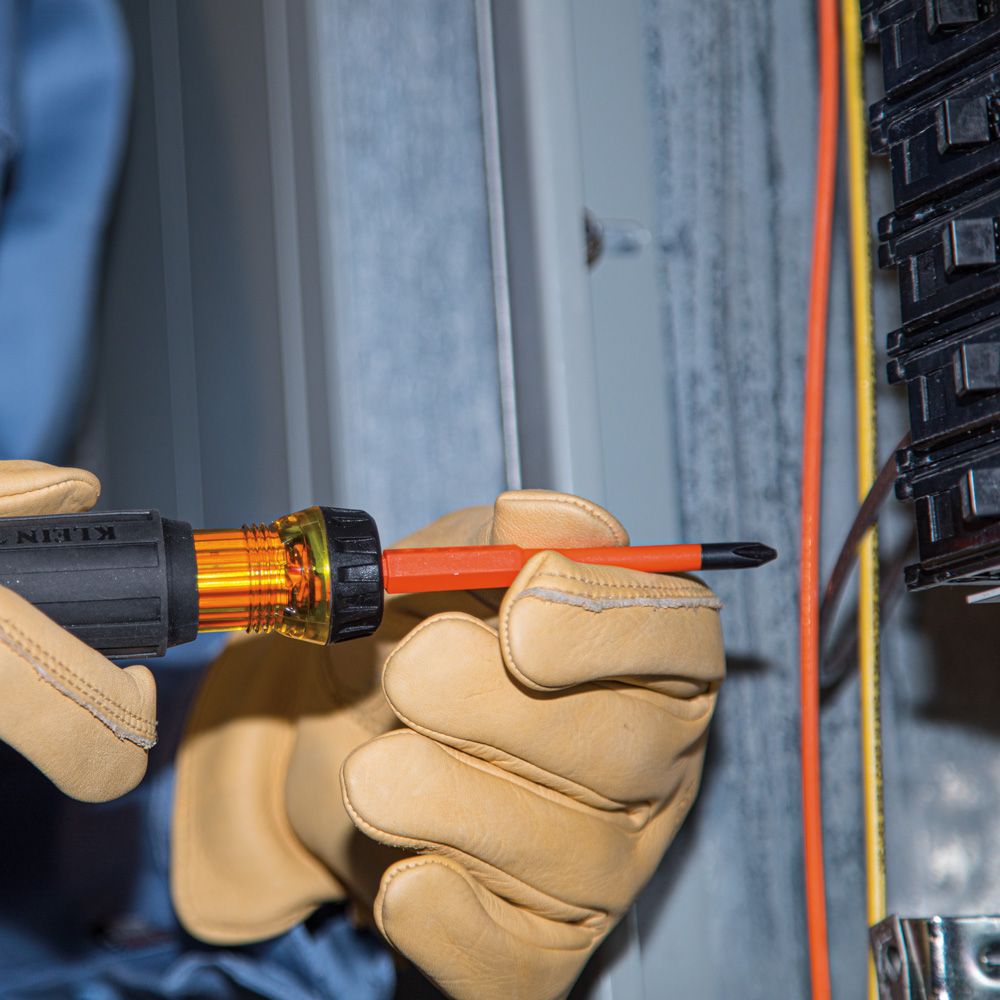 Klein Tools 32286 Flip-Blade Insulated Screwdriver 2-in-1 from GME Supply