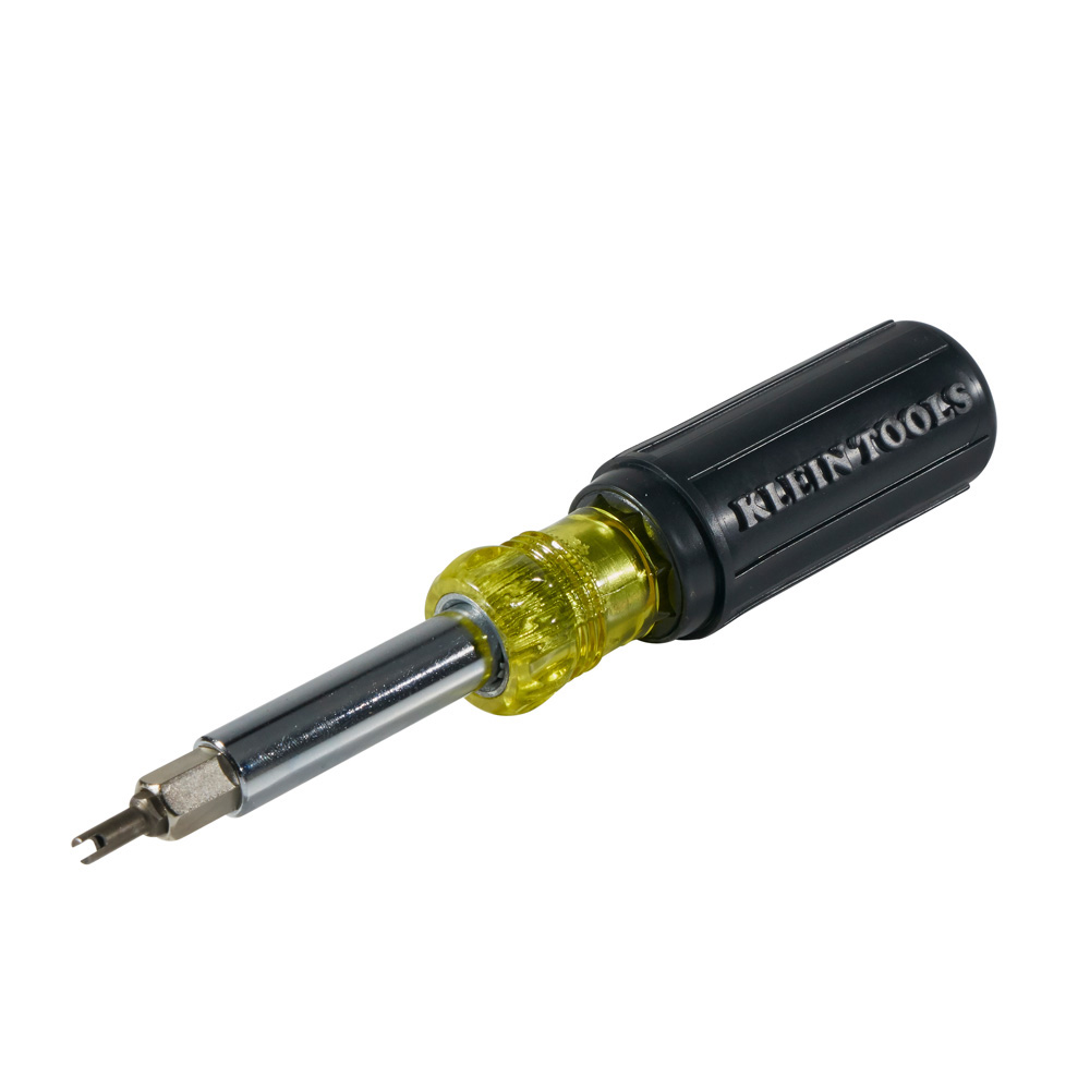 Klein Tools 11-in-1Multi-Bit Screwdriver & Nut Driver with Schrader Bits from GME Supply