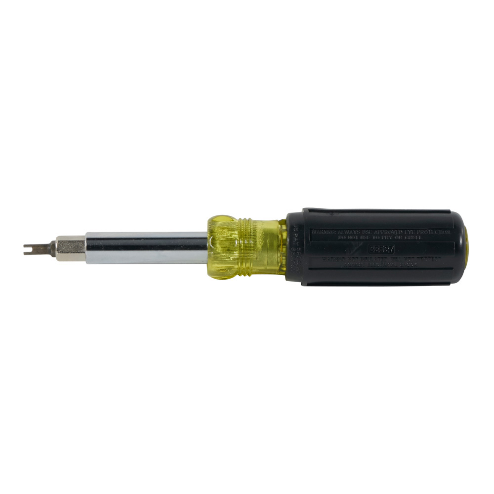 Klein Tools 11-in-1Multi-Bit Screwdriver & Nut Driver with Schrader Bits from GME Supply
