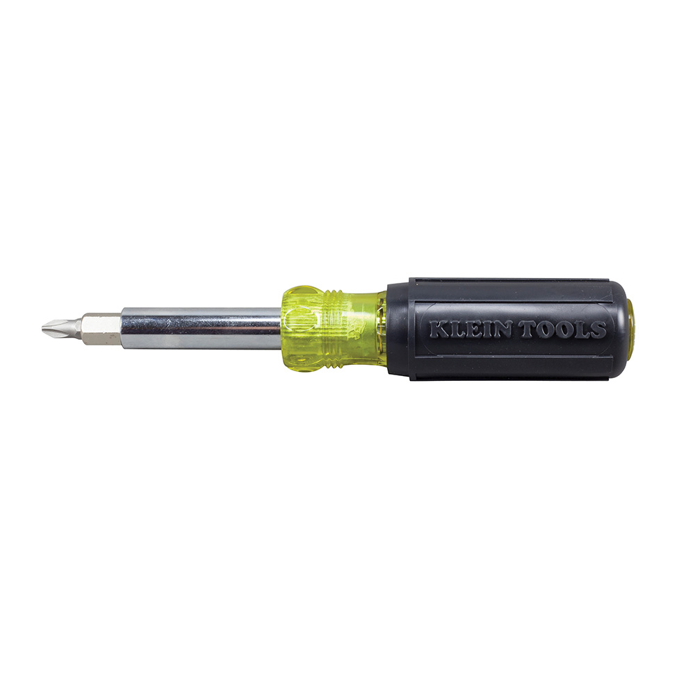 Klein Tools Slide-Drive Multi-Bit Screwdriver/Nut Driver, 8-in-1 from GME Supply