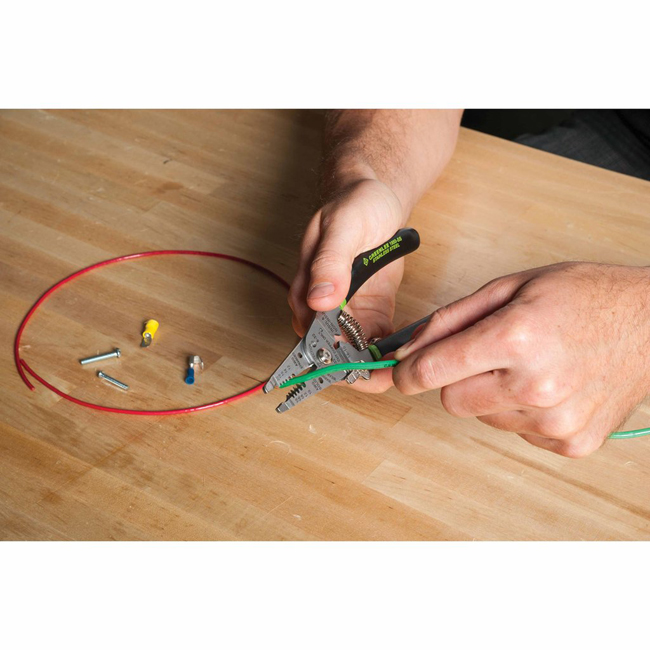 Greenlee Emerson Stainless Steel Wire Stripper Pro, 10-18 AWG from GME Supply