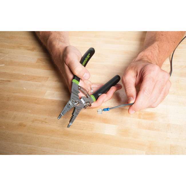 Greenlee Emerson Stainless Steel Wire Stripper Pro, 10-18 AWG from GME Supply
