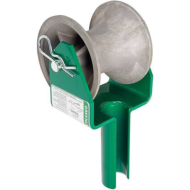 Greenlee Feeding Sheave for 2 Inch Conduit from GME Supply