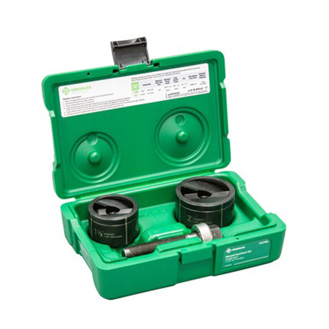 Greenlee Slug-Buster 1-1/2 to 2 Inch Manual Knockout Set from GME Supply