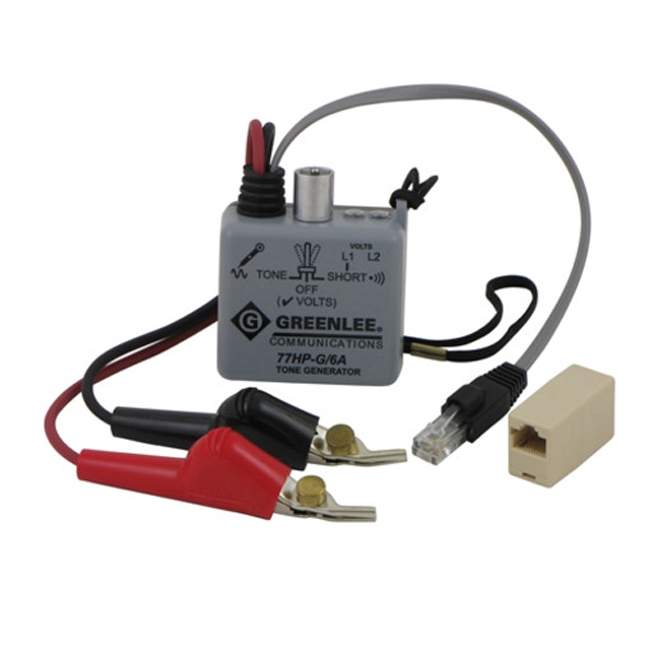 Greenlee Tempo 77HP-G/6A Tone Generator High Power with ABN Clips from GME Supply