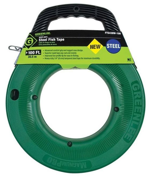 Greenlee MagnumPRO 100 Ft 1/4 Inch Steel Fish Tape from GME Supply