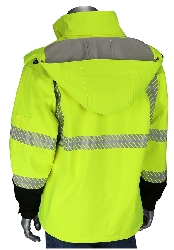PIP 333-1550 Class 3 Ripstop Softshell Black Bottom Jacket from GME Supply