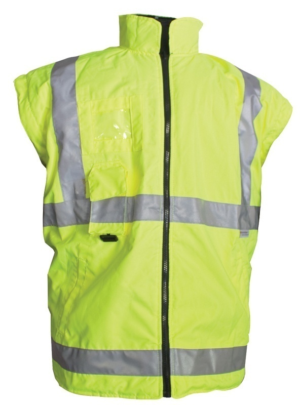 PIP All Conditions 7-In-1 Insulated Class 2 & 3 Hi-Visibility Yellow Coat from GME Supply