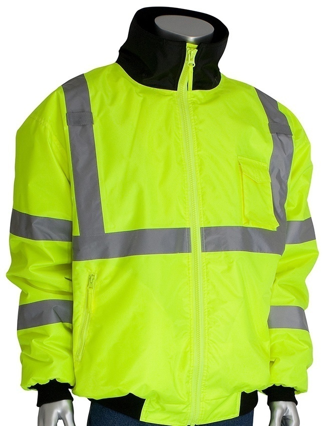 PIP ANSI Type R Class 3 Lime Bomber Jacket from GME Supply