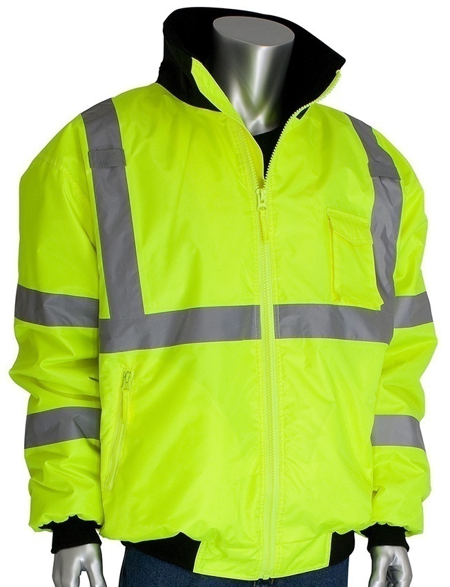PIP ANSI Type R Class 3 Lime Bomber Jacket from GME Supply