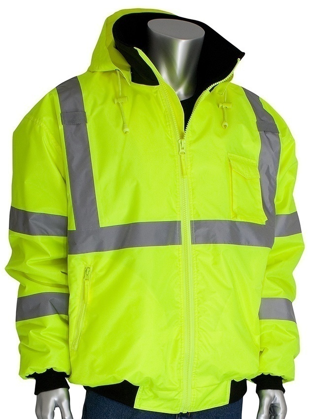 PIP ANSI Type R Class 3 Lime Bomber Jacket from GME Supply