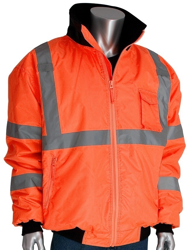 PIP ANSI Type R Class 3 Lime Bomber Jacket from GME Supply
