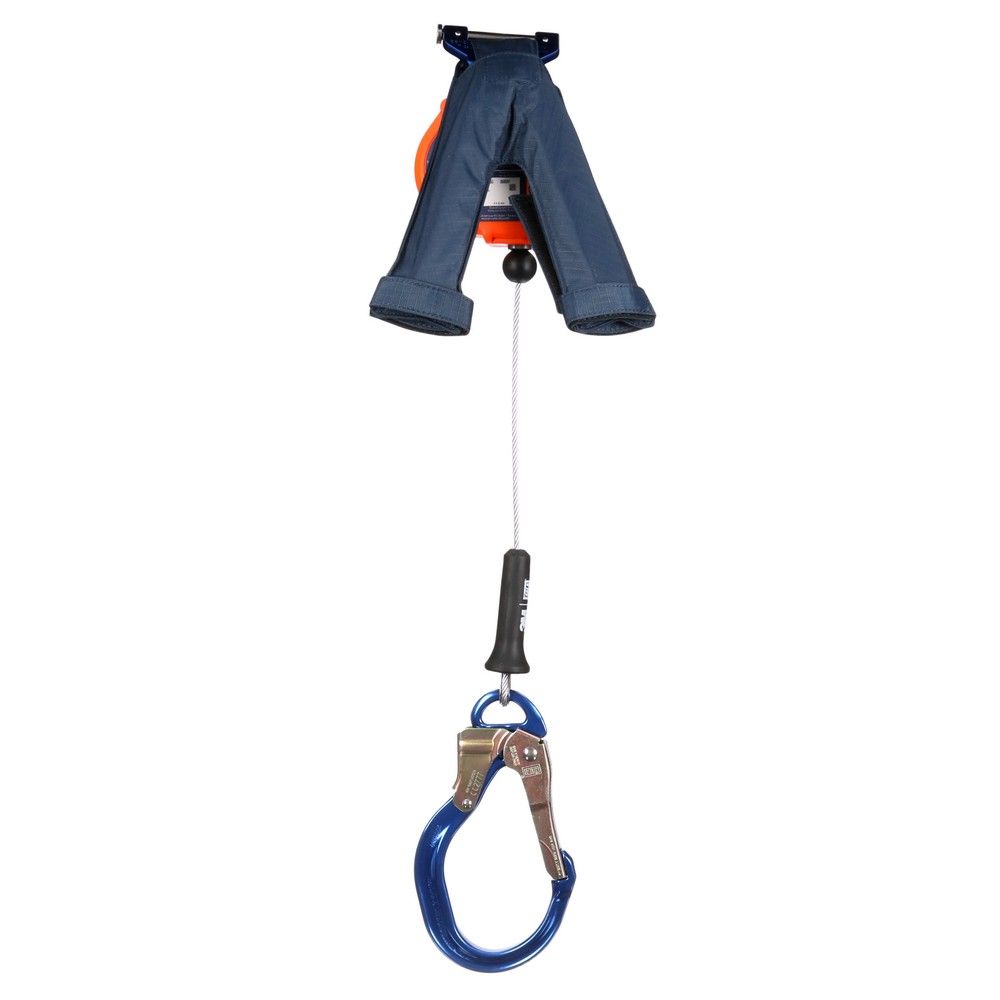3M DBI-SALA Nano-Lok Edge 8 ft. Cable SRL with Aluminum Rebar Lock Hook from GME Supply
