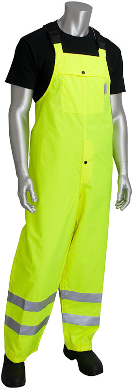 PIP ANSI Class E Heavy Duty Waterproof Breathable Bibs from GME Supply