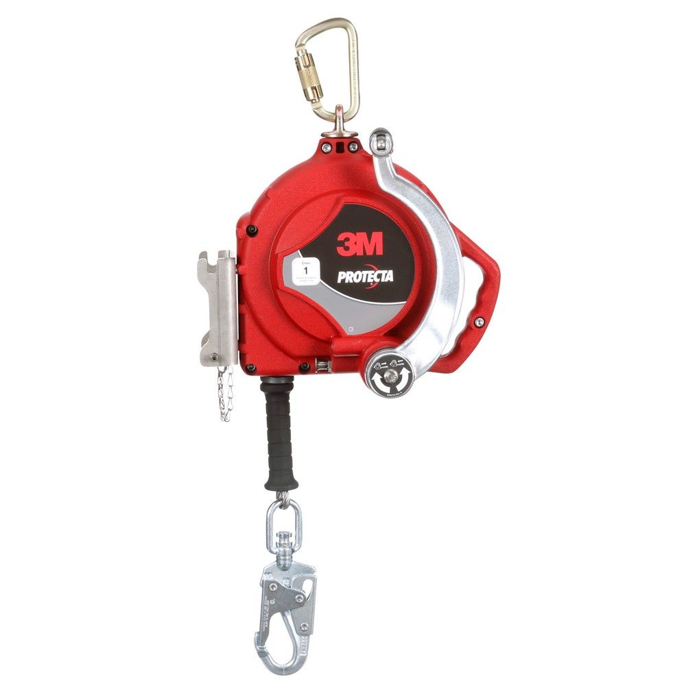 3M Protecta 3-Way Retrieval 50 ft. Self-Retracting Lifeline with Bracket, Galvanized Cable from GME Supply