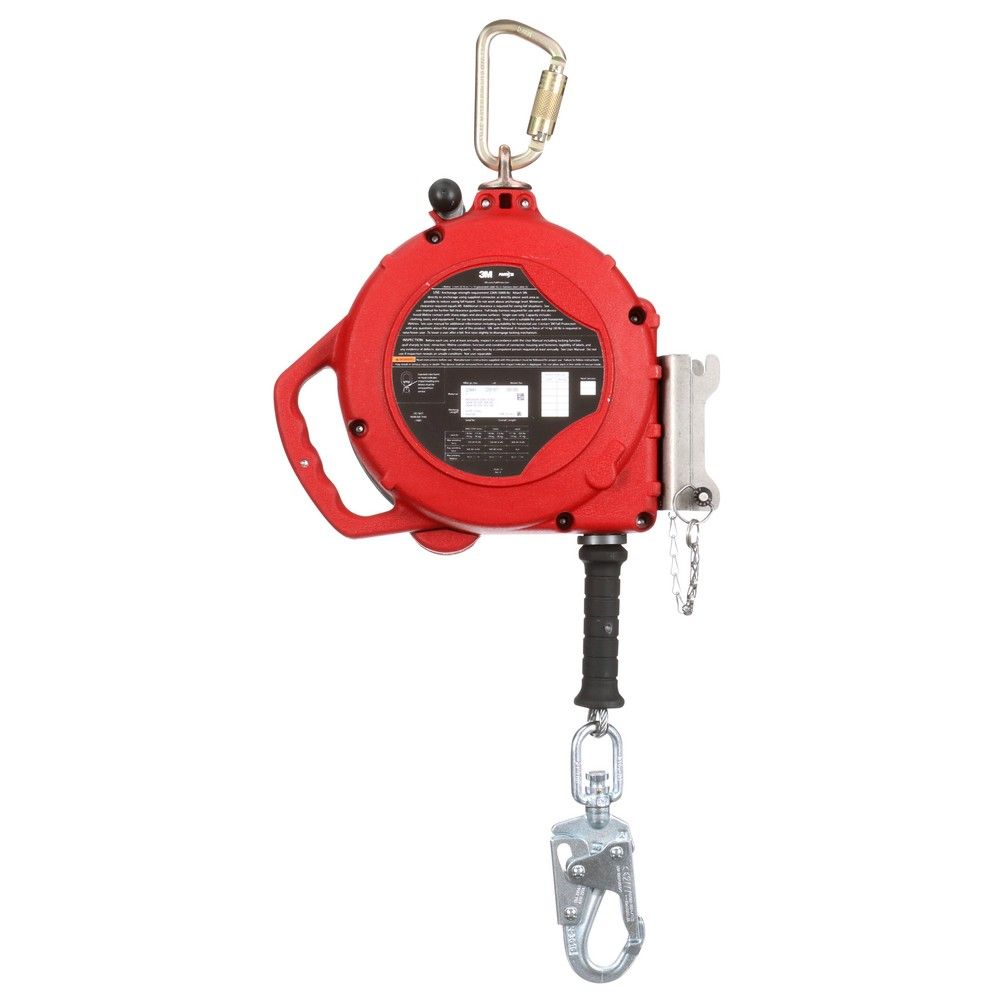 3M Protecta 3-Way Retrieval 50 ft. Self-Retracting Lifeline with Bracket, Galvanized Cable from GME Supply