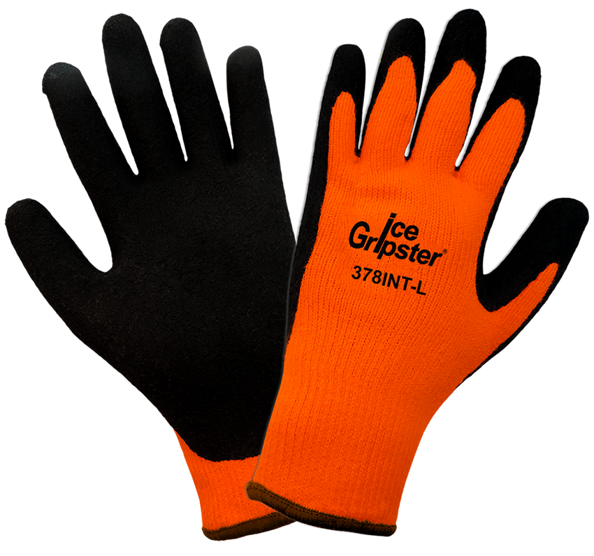 Ice Gripster 378INT Water Repellent Coated Cold Weather Gloves (12 Pairs) from GME Supply