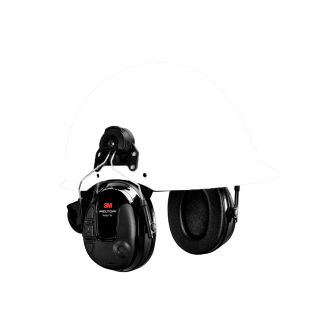 3M PELTOR ProTac III Slim Headset, Black, Hard Hat Attachment from GME Supply