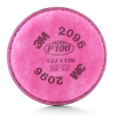 3M 2096 Particulate P100 Filter with Nuisance Level Acid Gas Relief - 2 Pack from GME Supply