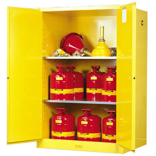 Justrite 90 Gallon Sure-Grip EX Flammable Safety Cabinet from GME Supply