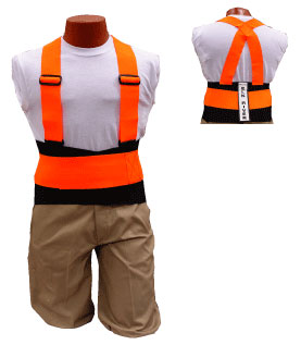 Orange Back-EZE Belt with Suspenders (Small) from GME Supply