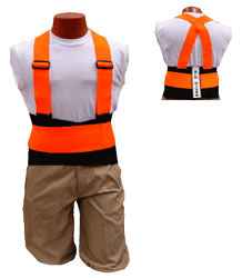 Orange Back-EZE Belt with Suspenders (Small) from GME Supply