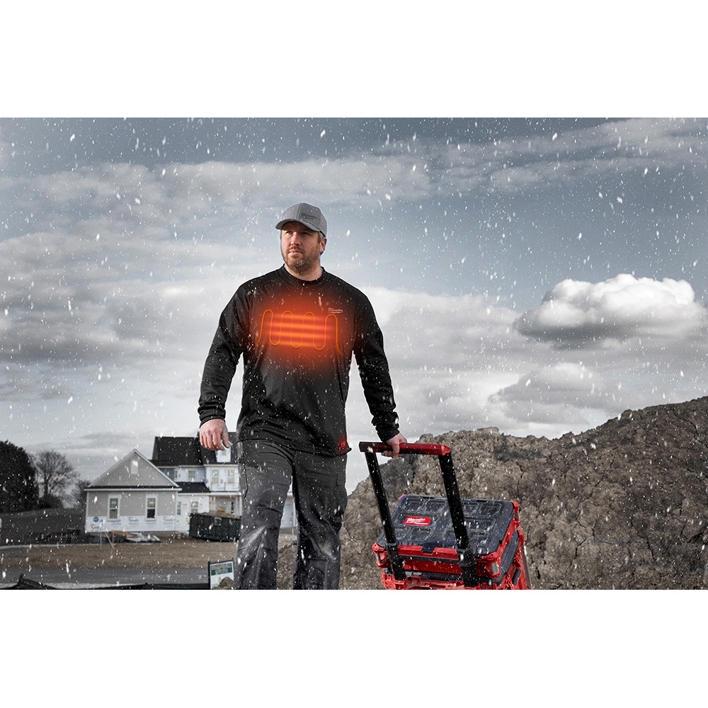 Milwaukee USB Heated WORKSKIN Midweight Base Layer from Columbia Safety