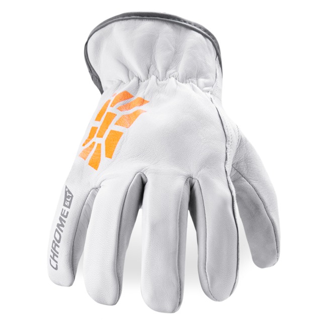 HexArmor Chrome SLT 4061 Goatskin Leather Palm Glove A5 Cut from GME Supply