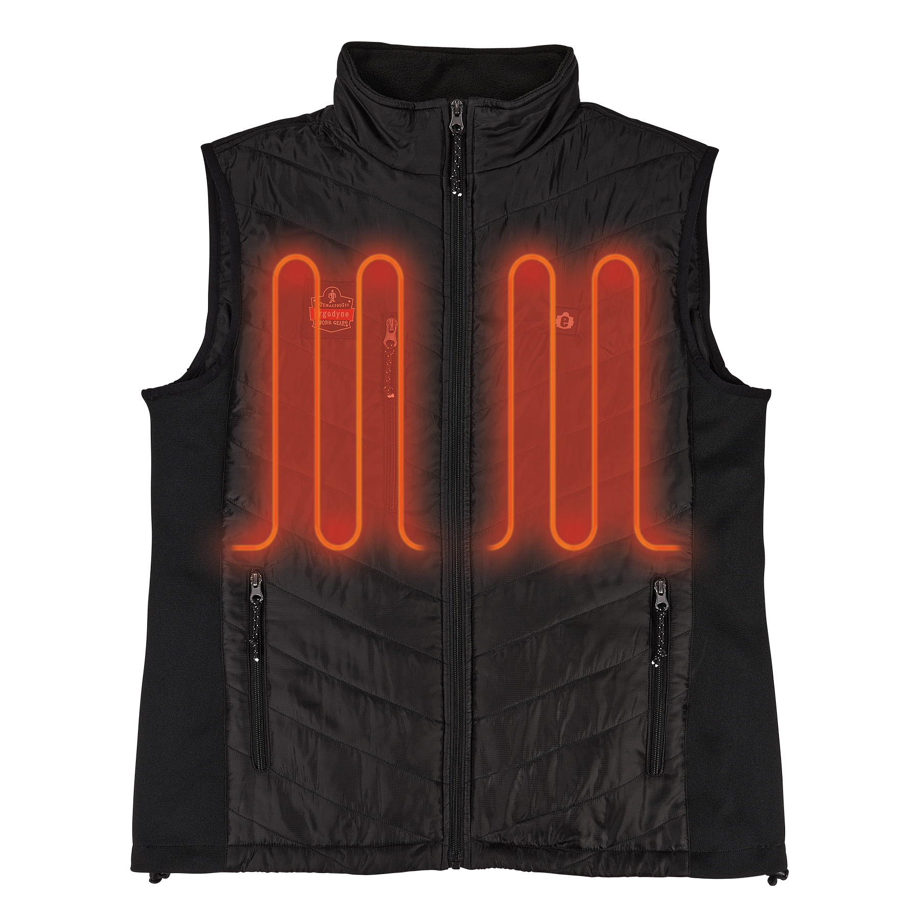 Ergodyne N-Ferno 6495 Rechargeable Heated Vest w/ Battery Power Bank - 7.2v/5000mAh from Columbia Safety