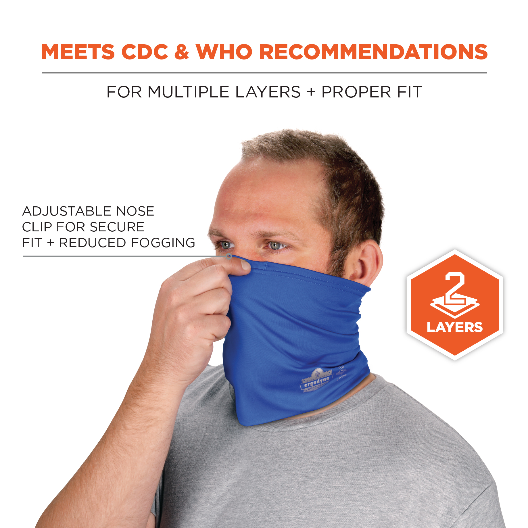 Ergodyne Chill-Its Performance Knit 2-Layer Cooling Multi-Band from GME Supply