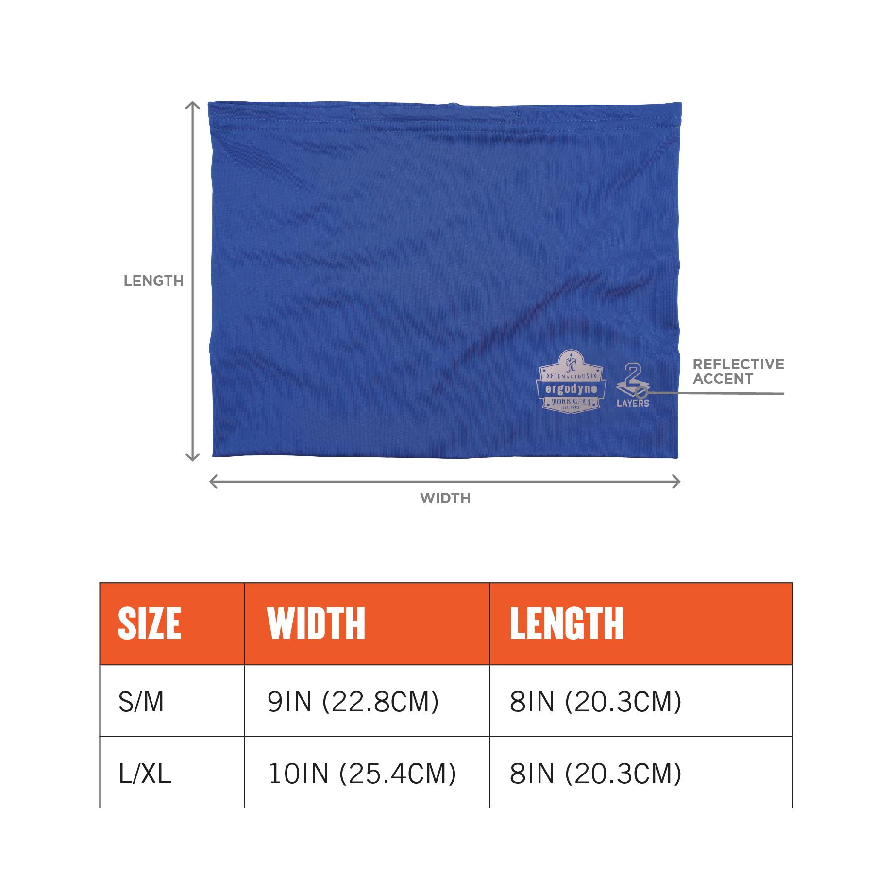 Ergodyne Chill-Its Performance Knit 2-Layer Cooling Multi-Band from GME Supply