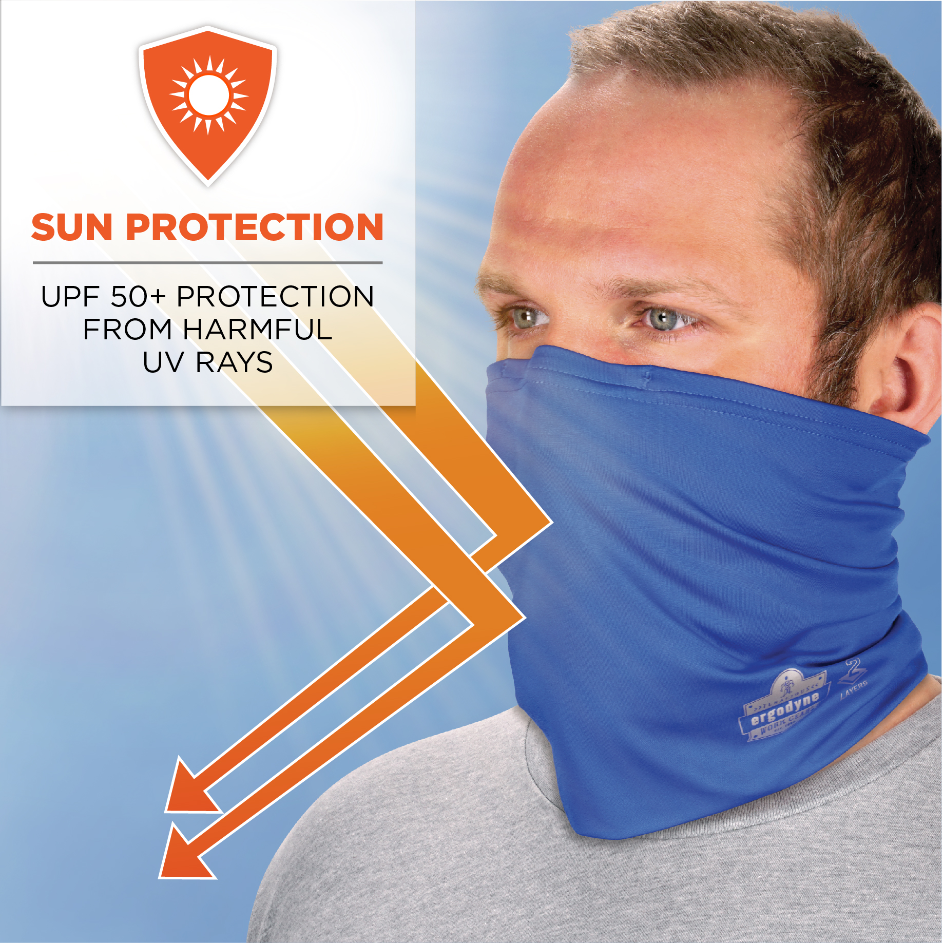 Ergodyne Chill-Its Performance Knit 2-Layer Cooling Multi-Band from GME Supply