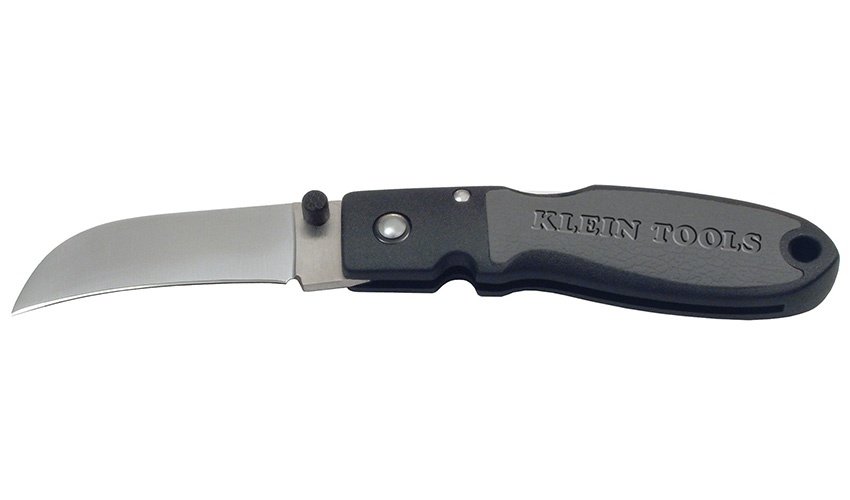Klein Tools Lightweight 2-3/8 Inch Lockback Pocket Knife with Sheepfoot Blade from GME Supply