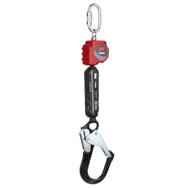 3M Protecta Self-Retracting Lifeline with Carabiner 3100509, Web, Aluminum Rebar Hook, 6 ft from GME Supply