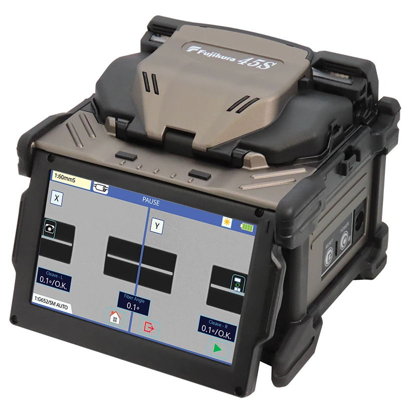 AFL Fujikura 45S Cladding Alignment Fiber Optic Fusion Splicer Kit with Cleaver from GME Supply