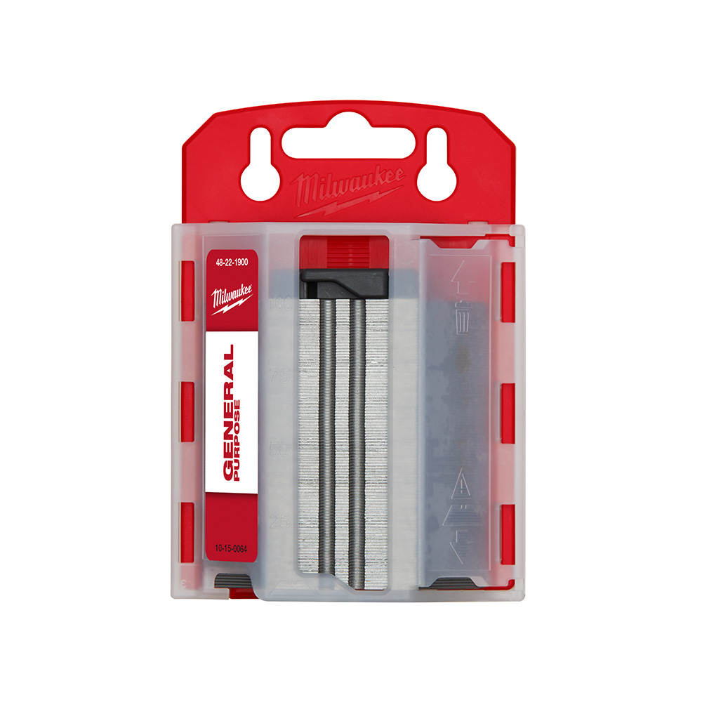 Milwaukee General Purpose Utility Blades with Dispenser (100 Pack) from GME Supply