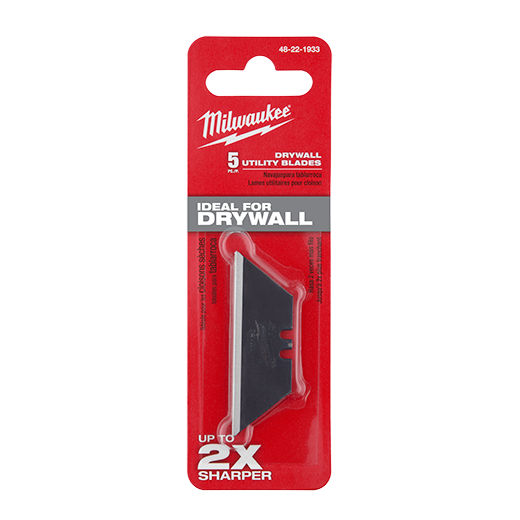 Milwaukee Drywall Utility Knife Blades (5 Pack) from GME Supply
