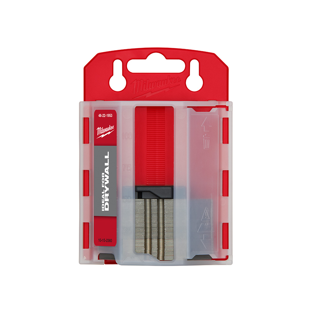 Milwaukee Drywall Utility Knife Blades with Dispenser (50 Pack) from GME Supply